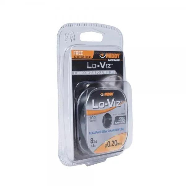 Middy Lo-Viz Fluorocrystal Line 100m 4 Middy Lo-Viz Fluorocrystal Line 100m - Afbeelding 2