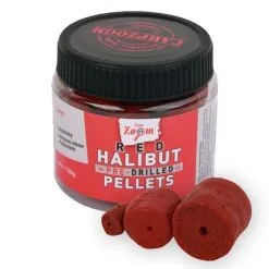 Carp Zoom Pre-Drilled Red Halibut Pellets 120gr