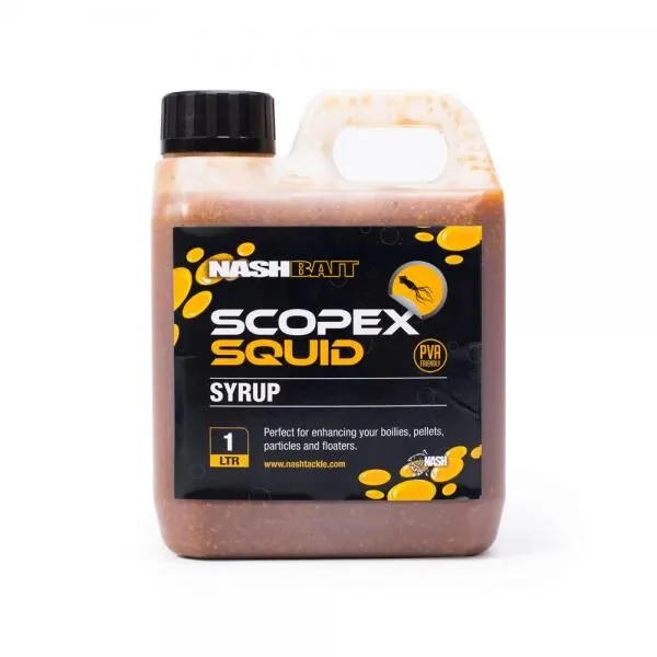 Nash Scopex Squid Syrup 1L 3 Nash Scopex Squid Syrup 1L