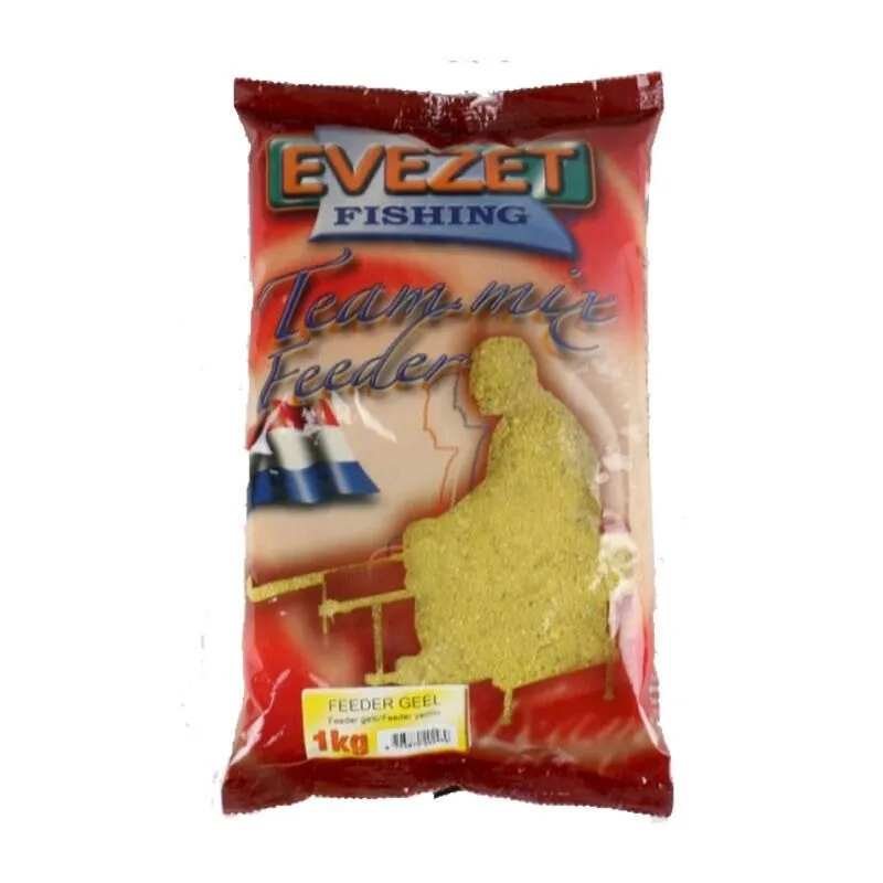 Evezet Team Mix Feeder Geel 1kg 3 Evezet Team Mix Feeder Geel 1kg