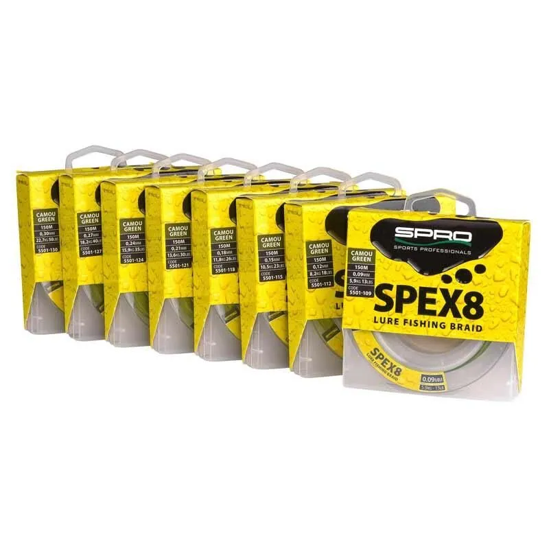 Spro Spex8 Braid Camo Green 150m 4 Spro Spex8 Braid Camo Green 150m - Afbeelding 2