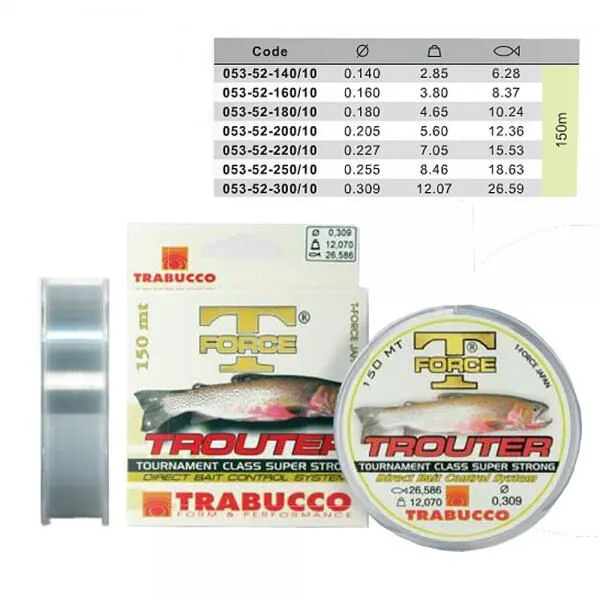 Trabucco Trouter Nylon 3 Trabucco Trouter Nylon