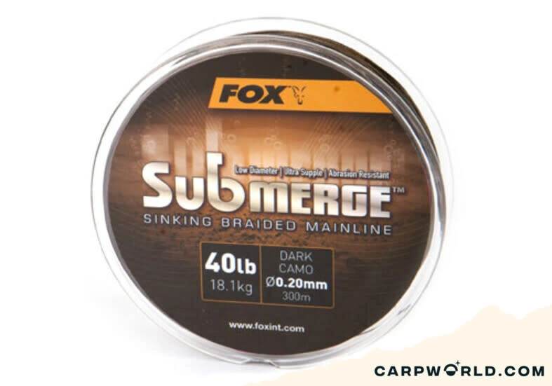 Fox Submerge Dark Camo Sinking Braid X 600m 3 Fox Submerge Dark Camo Sinking Braid X 600m