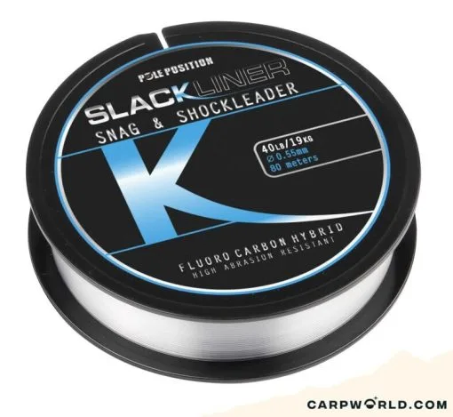 Pole Position Snag&Shock Leader Fluoro Hybrid 80M 7 Pole Position Snag&Shock Leader Fluoro Hybrid 80M -Gamakatsu Winkel pole position pole position snag shock leader fluo